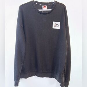 Kappa Black Crewneck Sweatshirt Size XL